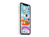 Apple - Takakansi matkapuhelimelle - silikoni - valkoinen malleihin iPhone 11 MWVX2ZM/A