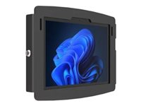 Compulocks Surface Go (1-4 Gen) Space Enclosure Wall Mount - Kotelo malleihin tabletti - lukittava - korkealaatuinen alumiini - musta -näytön koko: 10" -kiinnitysliitäntä: 100 x 100 mm - seinään asennettava malleihin Microsoft Surface Go, Go 2, Go 2 for Business, Go 3, Go 3 for Business, Go 4 for Business 510GOSB