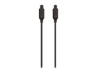 Belkin - Digitaalinen audiokaapeli (optinen) - TOSLINK uros to TOSLINK uros - 2 m - kuituoptinen F3Y093BT2M