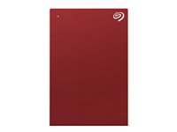 Seagate One Touch HDD STKB1000403 - Kiintolevyasema - 1 Tt - ulkoinen (kannettava) - USB 3.2 Gen 1 - punainen - sekä 2 vuoden Seagate Rescue Data Recovery STKB1000403