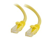 C2G Cat6 Booted Unshielded (UTP) Network Patch Cable - Kytkentäkaapeli - RJ-45 (uros) to RJ-45 (uros) - 1 m - UTP - CAT 6 - valettu, piikitön, säikeinen - keltainen 83466