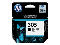 HP 305 - 2 ml - musta - alkuperäinen - mustepatruuna malleihin Deskjet 23XX, 27XX, 28XX, 41XX, 42XX; DeskJet Plus 41XX; ENVY 60XX, 64XX; ENVY Pro 64XX 3YM61AE#301