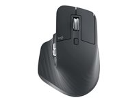 Logitech Master Series MX MASTER 3S - Hiiri - ergonominen - optinen - 7 painiketta - langaton - Bluetooth, 2.4 GHz - Logitech Logi Bolt USB-vastaanotin - grafiitti 910-006559