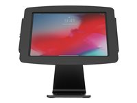 Compulocks iPad 10.2" Space Enclosure Rotating Counter Stand - Asennuspakkaus (kotelo, VESA-kiinnitysalusta) malleihin tabletti - lukittava - korkealaatuinen alumiini - musta -näytön koko: 10.2" - tiskin yläosa malleihin Apple 10.2-inch iPad (7. sukupolvi, 8. sukupolvi, 9. sukupolvi) 303B102IPDSB