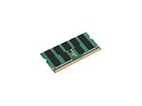 Kingston - DDR4 - moduuli - 32 Gt - SO-DIMM 260-pin - 2666 MHz / PC4-21300 - CL19 - 1.2 V - puskuroimaton - ECC malleihin HP Workstation Z2 Mini G4 Entry, Z2 Mini G4 High Performance, Z2 Mini G4 Performance KTH-PN426E/32G