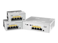 Cisco Catalyst Micro Switches CMICR-4PT - Kytkin - 4 x 10/100/1000 (PoE+) + 1 x 1000Base-T + 1 x combo Gigabit + 2 x USB-C - työpöytä - PoE+ CMICR-4PT