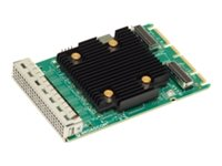 Broadcom 9502-16i - Tallennuslaitteen ohjain - kolmitoiminen OCP 3.0 - 16 Kanava - SATA 6Gb/s / SAS 12Gb/s / PCIe 4.0 (NVMe) - matala profiili - PCIe 4.0 x8 05-50137-02