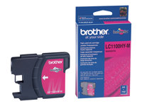 Brother LC1100HYM - Tuottoisa - magenta - alkuperäinen - mustepatruuna malleihin Brother DCP-6690CW, MFC-5890CN, MFC-5895CW, MFC-6490CW, MFC-6890CDW; Justio MFC-5890CN LC1100HYM