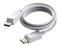 Vision Techconnect - DisplayPort -kaapeli - DisplayPort (uros) to DisplayPort (uros) - 1 m - valkoinen TC 1MDP