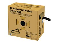 Multibrackets M Universal Cable Sock Roll 55 mm x 50 m - Kaapelijärjestäjä - musta 7350022732520