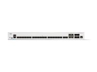 Cisco Catalyst 1300-24XS - Kytkin - L3 - smart - 24 x 10GBase-X + 4 x combo 10 Gigabit SFP+/RJ-45 - telineeseen asennettava C1300-24XS