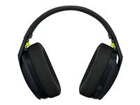 Logitech Lightspeed G435 - Kuulokkeet + mikrofoni - täysikokoinen - Bluetooth / 2,4 GHz radiotaajuus - langaton - musta - Discord-sertifioitu 981-001050