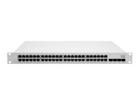 Cisco Meraki Cloud Managed MS250-48 - Kytkin - L3 - Hallinnoitu - 48 x 10/100/1000 + 4 x SFP+ - työpöytä, telineeseen asennettava MS250-48-HW