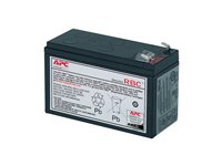 APC - UPS akku - Lyijyhappo - 7 Ah - musta malleihin P/N: CP24U12NA3-F4, CP24U12NA3-F5, CP27U13AZ3-F, CP27U13NA3-G, CP27U13NA3-S, CP27U13SC3-F RBC40