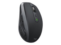 Logitech MX Anywhere 2S - Hiiri - laser - 7 painiketta - langaton - Bluetooth, 2.4 GHz - USB johdoton vastaanotin - grafiitti 910-006211