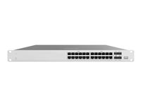 Cisco Meraki Cloud Managed MS125-24P - Kytkin - Hallinnoitu - 24 x 10/100/1000 (PoE) + 4 x 10 Gigabit SFP+ - työpöytä, seinään asennettava - PoE (370 W) MS125-24P-HW