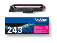 Brother TN243M - Magenta - alkuperäinen - väriainekasetti malleihin Brother DCP-L3510, L3517, L3550, HL-L3210, L3230, L3270, MFC-L3710, L3730, L3750, L3770 TN243M