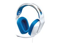 Logitech G G335 Wired Gaming Headset - Kuulokkeet + mikrofoni - täysikokoinen - langallinen - 3,5 mm jakkiliitin - valkoinen - Discord-sertifioitu 981-001018