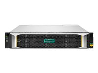 HPE Modular Smart Array 2060 10GBase-T iSCSI SFF Storage - Kiintolevyasemaryhmä - 0 Tt - 24 telineet (SCSI) - iSCSI (10 GbE) (ulkoinen) - telineasennettava - 2U R7J73A