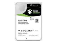 Seagate Exos X16 ST12000NM001G - Kiintolevyasema - 12 Tt - sisäinen - SATA 6Gb/s - 7200 kierrosta/min - puskuri: 256 Mt ST12000NM001G