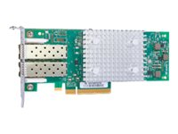 HPE StoreFabric SN1600Q 32Gb Dual Port - Isäntäväylän sovitin - PCIe 3.0 x8 matala profiili - 32Gb Fibre Channel x 2 malleihin ProLiant DL325 Gen10, XL170r Gen10, XL190r Gen10, XL270d Gen10; SimpliVity 380 Gen10 P9M76A