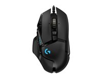 Logitech Gaming Mouse G502 (Hero) - Hiiri - optinen - 11 painiketta - langallinen - USB 910-005471