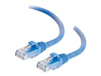 C2G - Kytkentäkaapeli - RJ-45 (uros) to RJ-45 (uros) - 1.5 m - UTP - CAT 6a - buutattu, piikitön - sininen 82503