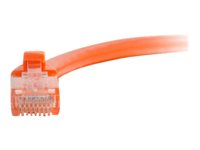 C2G Cat5e Booted Unshielded (UTP) Network Patch Cable - Kytkentäkaapeli - RJ-45 (uros) to RJ-45 (uros) - 1.5 m - UTP - CAT 5e - valettu, piikitön, säikeinen - oranssi 83604