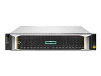 HPE Modular Smart Array 2060 16Gb Fibre Channel SFF Storage - Kiintolevyasemaryhmä - 0 Tt - 24 telineet (SAS-3) - 16Gb Fibre Channel (ulkoinen) - telineasennettava - 2U - TAA-yhteensopiva R9G38B