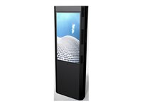HI-ND Outdoor Totem 55" - Teline malleihin LED-näyttö - kaksipuolinen - musta -näytön koko: 55" - lattialla seisova OD5517-7001-02