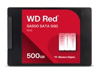 WD Red SA500 WDS500G1R0A - SSD - 500 GB - sisäinen - 2.5" - SATA 6Gb/s WDS500G1R0A