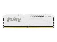 Kingston FURY Beast - DDR5 - moduuli - 16 Gt - DIMM 288 nastaa - 5200 MHz / PC5-41600 - CL40 - 1.25 V - puskuroimaton - on-die ECC - valkoinen KF552C40BW-16