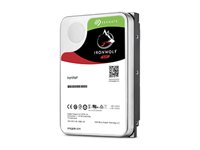 Seagate IronWolf ST12000VN0008 - Kiintolevyasema - 12 Tt - sisäinen - 3.5" - SATA 6Gb/s - 7200 kierrosta/min - puskuri: 256 Mt - sekä 3 vuoden Seagate Rescue Data Recovery (pakkaus sisältää 4) ST12000VN0008 4 PACK