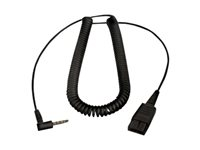 Jabra PC CORD - Kuulokkeiden kaapeli - mini jack uros to Pikairrotus malleihin BIZ 1500, 2300, 2400 8800-01-102