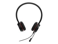 Jabra Evolve 20SE UC stereo - Special Edition - kuulokkeet + mikrofoni - korvien päällä - langallinen - USB-C - melua vaimentava - Sertifioitu Skype for Businessille 4999-829-489