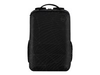 Dell Essential Backpack 15 - Sylimikron kantoreppu - 15" - musta heijastava painatus kohokuvioisella pintarakenteella - 3 Years Basic Hardware Warranty ES-BP-15-20