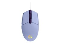 Logitech Gaming Mouse G203 LIGHTSYNC - Hiiri - optinen - 6 painiketta - langallinen - USB - lila malleihin Komplett Epic Gaming PC a125 910-005853