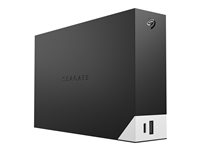 Seagate One Touch with hub STLC8000400 - Kiintolevyasema - 8 Tt - ulkoinen (pöytämalli) - USB 3.0 - musta - sekä Seagate Rescue Data Recovery STLC8000400