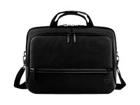 Dell Premier Briefcase 15 - Kannettavan tietokoneen kantolaukku - 15" - musta metallilogolla - 3 Years Basic Hardware Warranty PE-BC-15-20