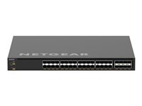 NETGEAR M4350 Series M4350-32F8V - Kytkin - L3 - Hallinnoitu - 32 x 10 Gigabit SFP+ + 8 x 25 Gb:n SFP28 - ilmavirtaus edestä taaksepäin - telineeseen asennettava XSM4340FV-100NES