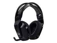 Logitech G G733 LIGHTSPEED Wireless RGB Gaming Headset - Kuulokkeet + mikrofoni - täysikokoinen - 2,4 GHz - langaton - musta 981-000864