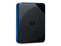 WD Gaming Drive WDBM1M0040BBK - Kiintolevyasema - 4 Tt - ulkoinen (kannettava) - USB 3.0 - musta yläosa ja valkoinen alaosa WDBM1M0040BBK-WESN