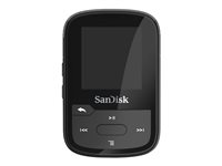 SanDisk Clip Sport Plus - Digitaalisoitin - 32 Gt - musta SDMX32-032G-E46K