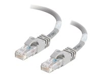 C2G Cat6 Booted Unshielded (UTP) Network Patch Cable - Kytkentäkaapeli - RJ-45 (uros) to RJ-45 (uros) - 15 m - UTP - CAT 6 - valettu, piikitön, säikeinen - harmaa 83373