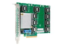 HPE SAS Expander Card - Tallennusohjaimen päivityskortti - 26 Kanava - SATA 6Gb/s / SAS 12Gb/s - PCIe malleihin ProLiant DL560 Gen10 873444-B21